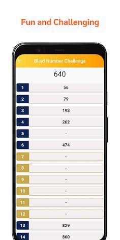 Blind Number Challenge - Screenshot 1