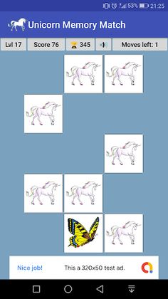 Unicorn Memory - Screenshot 3