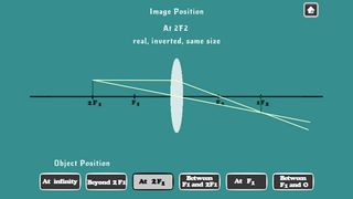 Concave and convex lenses game - Screenshot 1