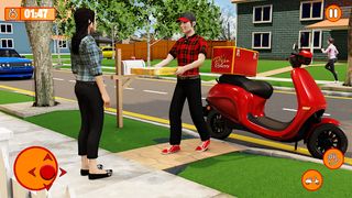 Pizza Rider: Food Delivery Sim - Screenshot 2