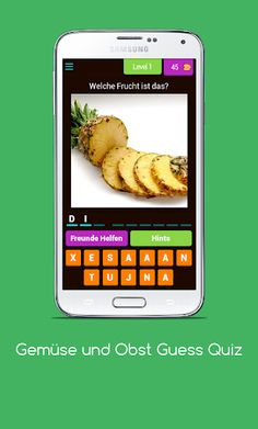 Gemüse und Obst Guess Quiz - Screenshot 1