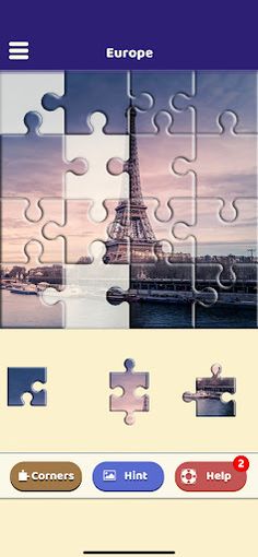 Europe Destinations Puzzle - Screenshot 2
