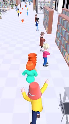 Bucket Prank Run - Screenshot 1