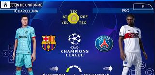 PES-FOOTBALL 3 PSP 2023 - Screenshot 3