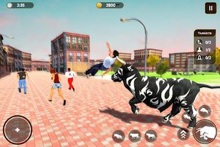 Angry Bull City Rampage 3D - Screenshot 3