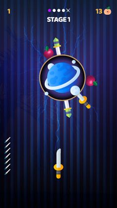 Knife Game - Knife Throw Pro - Screenshot 1