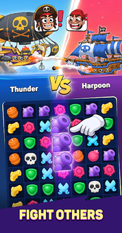 Pirates & Puzzles 2: Match 3 - Screenshot 1