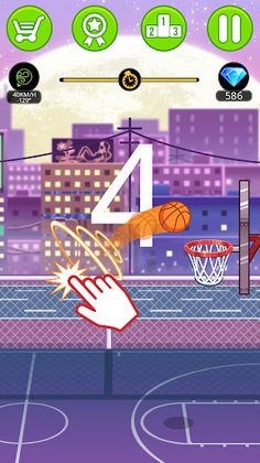 Basketball serial shooter - Screenshot 1