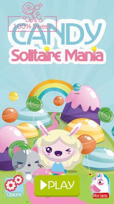 100% Sweet Candy Solitaire - Screenshot 1