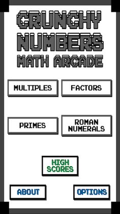 Crunchy Numbers Math Arcade - Screenshot 1