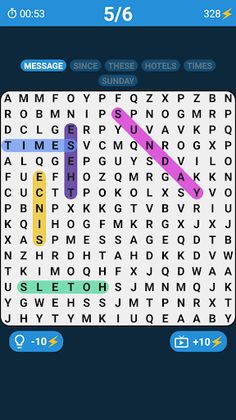 Word Search - Secret words - Screenshot 1
