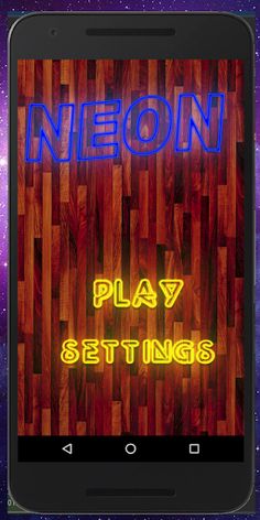 Neon Shuffle Board - Screenshot 1