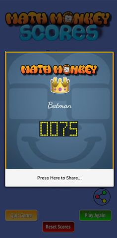 Math Monkey - Screenshot 4