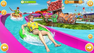 Water Slide Uphill Rush Races - Screenshot 1