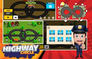 Highway Circle: Try Not To Cra - Screenshot 1