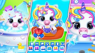 unicorn bath game - Screenshot 1