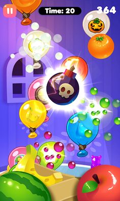 Balloon Pop Fruit Smash - Screenshot 3