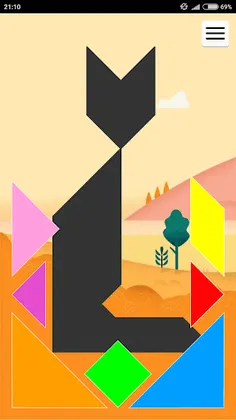 1001 Tangram puzzles game - Screenshot 4