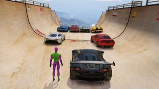 Mega Ramp Car Stunt Hero Games - Screenshot 2
