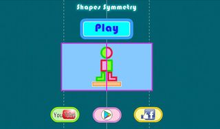 Shapes Symmetry puzzle - Screenshot 1