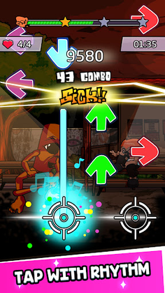 Beat Shooter Night: Rap Battle - Screenshot 1