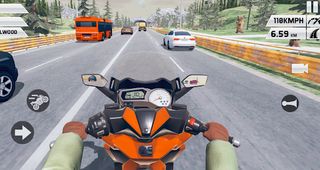 Crazy Moto Traffic Bike Racing - Screenshot 1