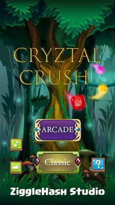 Cryztal Crush - Match 3 Puzzle - Screenshot 1
