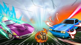 Rocket Car: Football Game 3D - Screenshot 2
