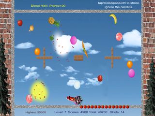 Crazy Fruits Shooting - Screenshot 3