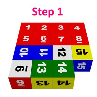 15 Numbered Rolling Cubes Puzz - Screenshot 2