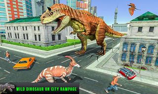 3D Dinosaur Rampage: Destroy C - Screenshot 1