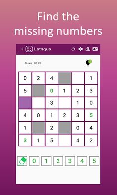 Latsqua: variant of Sudoku - Screenshot 2