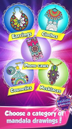 Mandala Art: Fashion Coloring  - Screenshot 2