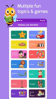Learn Italian for kids - Screenshot 2