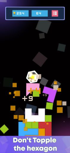 Hexagon Drop - Fun Physics ! - Screenshot 3