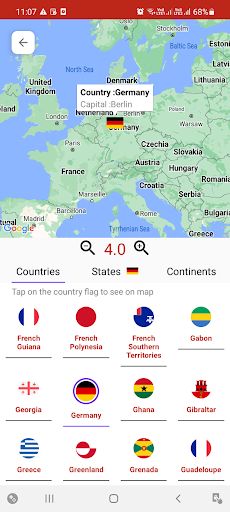 World Flags, maps, Countries - Screenshot 2