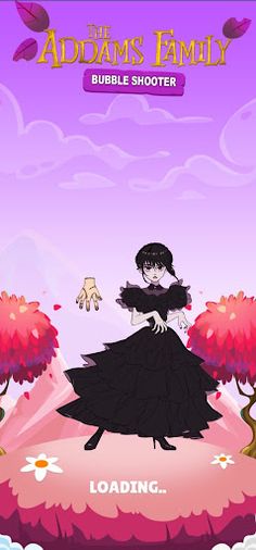 Wednesday Addams pop game - Screenshot 1