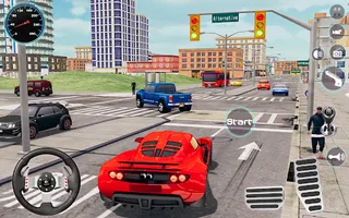 Real Car Driving School 2023 - Screenshot 2