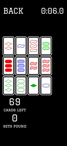 SET card game - Screenshot 2