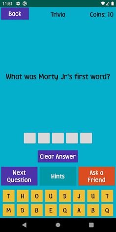 Quiz about Rick and Morty - Screenshot 1