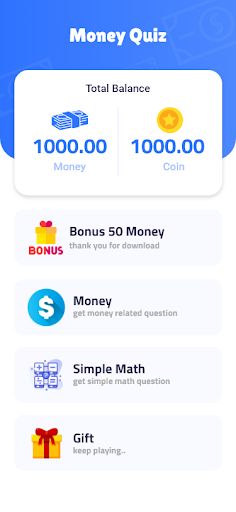 Money Quiz - Screenshot 1