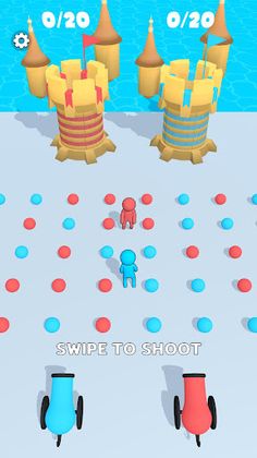 Cannon Race 3D - Screenshot 1