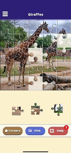 Giraffe Love Puzzle - Screenshot 3