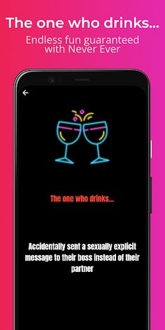 Never Ever Party Game Drink - Screenshot 3