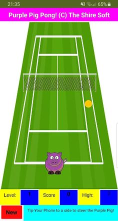 Purple Pig Pong! - Screenshot 1