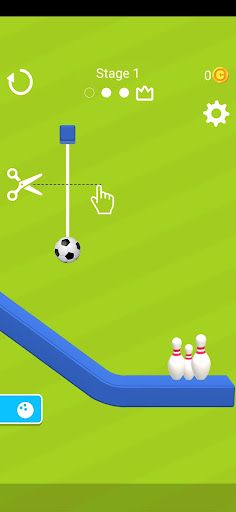 Cut The Rope Bowling - Screenshot 1
