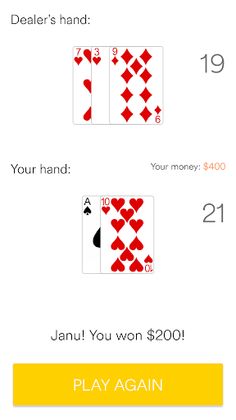 JanaPatlu | 21 card game - Screenshot 4