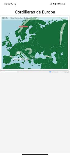 Cordilleras de Europa Juego - Screenshot 2