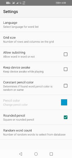 Wordsearch - Screenshot 3