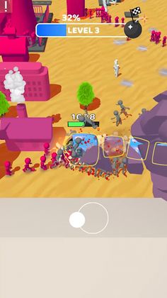 Worm City Demolish 3D - Screenshot 3